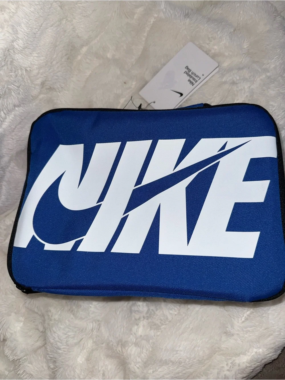 Nike blue insulated lunch bag